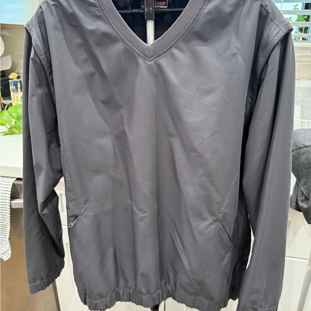 Grand Slam Charcoal V-Neck Jacket